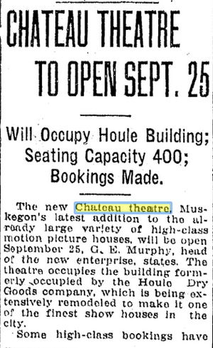 Chateau Theatre - Sept 1919 (newer photo)